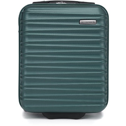 Walizka kabinowa z ABS-u z żebrowaniem zielona