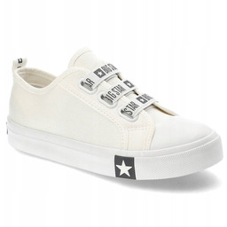 Białe Trampki Big Star Wsuwane Buty Dziecięce