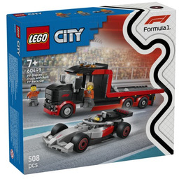 LEGO City Ciężarówka F1 z bolidem Audi F1