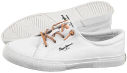 Tenisówki Pepe Jeans Kenton Block W White PLS31590