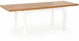 Stół rozkładany tiago dąb lancelot / biały halmar