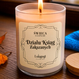 Świeca o zapachu Działu Ksiąg Zakazanych - świeczka