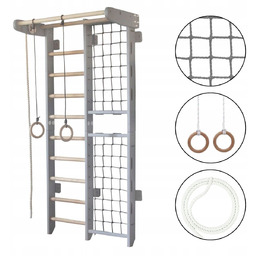 drabinka gimnastyczna Kombik szary