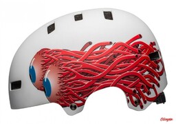 Bell Kask bmx Local matte white eyes