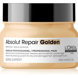 Loreal Absolut Repair, złota maska regenerująca włosy uwrażliwione,