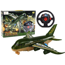 Samolot Wojskowy Myśliwiec Zdalnie Sterowany RC Światła