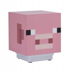 Lampka Minecraft Pig Light Świnka Z Dźwiękiem -