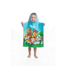 Jerry Fabrics Poncho dla dzieci 50x115 Psi Patrol