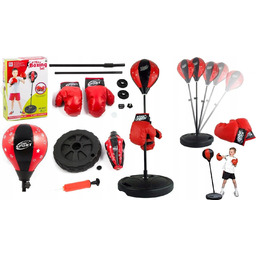 Zestaw Bokserski Dla Dzieci Worek Treningowy Rękawice Gruszka