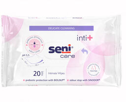 Seni Care Inti+, chusteczki do higieny intymnej, 20