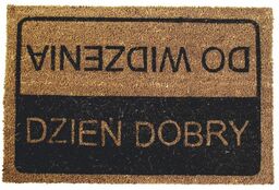 Wycieraczka wewnetrzna "Dzień dobry - Do widzenia"