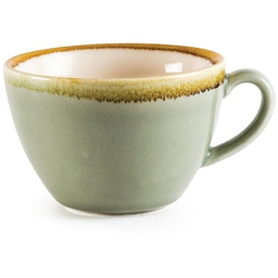 Olympia Filiżanka do cappuccino zielona 340 ml, Kiln