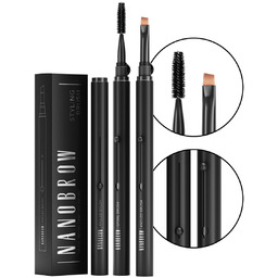 Nanobrow Styling Brush, Wysuwany pędzelek do aplikacji kosmetyków