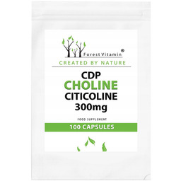 FOREST VITAMIN CDP Choline Citicoline 300mg 100caps