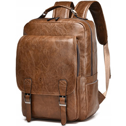 Plecak biznesowy na laptop Baltan Classic eko-skóra pojemny