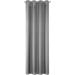 Design91 Zasłona gładka matowa 8 oczek miękka firanka