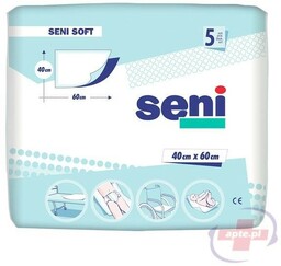Podkłady higieniczne Seni Soft 40cm x 60cm x5