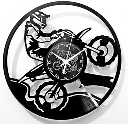 Instant Karma Clocks Zegar ścienny Motocross Enduro Wyścig