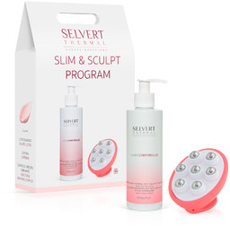 SELVERT THERMAL Slim & Sculpt Program Zestaw Masażer
