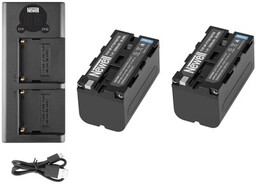 NEWELL Ładowarka dwukanałowa DL-USB-C + 2 akumulatory NP-F770