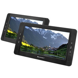 SOUNDMASTER Przenośny odtwarzacz DVD DB1850SW (dwa ekrany) Czarny