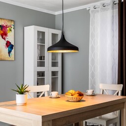 Lampa wisząca Tattoo 2641 Opviq, możliwość ściemniania, czarny,