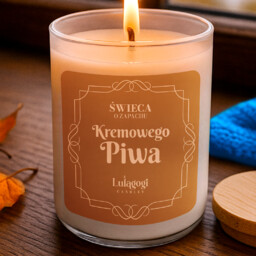 Świeca o zapachu Kremowego Piwa - świeczka zapachowa
