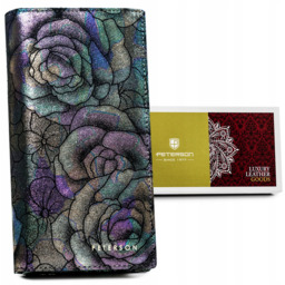 Portfel skórzany Peterson [DH] PTN 421431-MD zielony