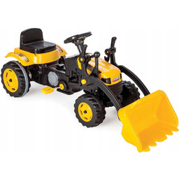 Traktor na pedały z łyżką żółty Artyk 073151
