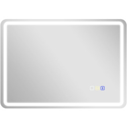 Lustro łazienkowe, LED, Bluetooth, srebrne, 50 70 3,5