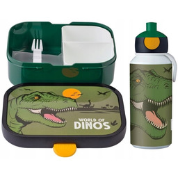 Mepal Lunchbox Śniadaniówka Bidon Zestaw Dziecka Dinozaur T-rex