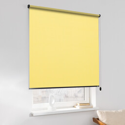 Roleta zwijana Classic, żółty, Blackout rolety zwijane