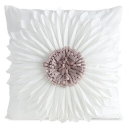 Eurofirany Poszewka dekoracyjna 45x45 Flores 3 kremowa pudrowa
