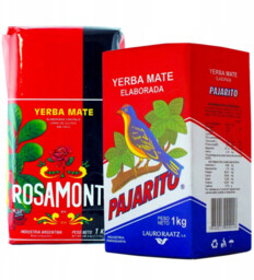 Zestaw Yerba Mate Rosamonte Elaborada + Pajarito Elaborada