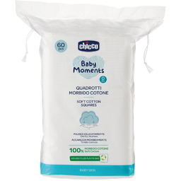 Chicco Baby Moments bawełniane waciki kosmetyczne dla dzieci