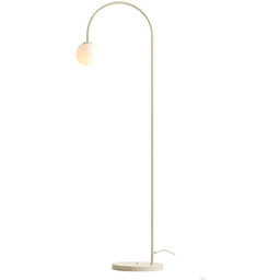 Lampa podłogowa Una Metalowa Kremowa
