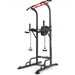 Poręcze treningowe HS-1016K z drążkiem i ekspanderami