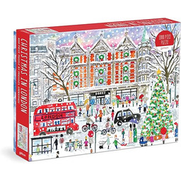 Michael Storrings Christmas in London 1000 Piece Puzzle