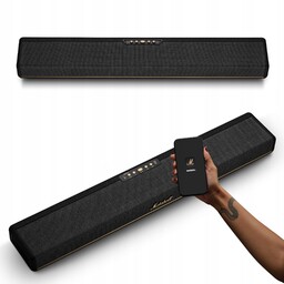 Marshall Soundbar Heston 60 Czarny Dolby Atmos Bluetooth