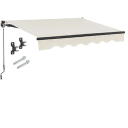 MARKIZA TARASOWA BALKONOWA 400x300 CM ROZKŁADANA UV40+ BEŻOWA