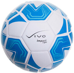 Piłka nożna Vivo Impact Light blue-white roz.5