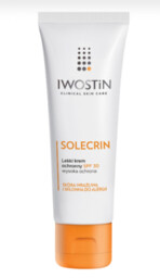 IWOSTIN SOLECRIN Lekki krem ochronny SPF 30, 50