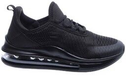 Czarne wsuwane męskie buty sportowe