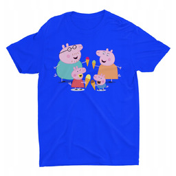Koszulka Dziecięca-Świnka Peppa-Mix Kolory- Xs 110