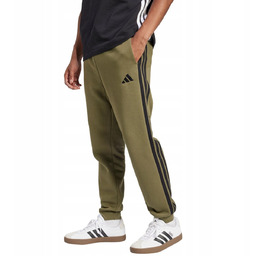 Spodnie męskie adidas Essentials 3-Stripes Fleece zielone JD1857