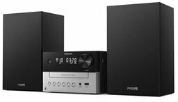 PHILIPS Wieża TAM3205/12 Czarna, Odtw.CD, BT, Korektor dźwięku,