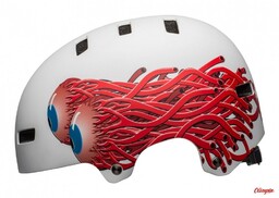 Bell Kask juniorski Span matte white eyes