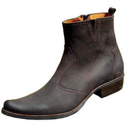 KOWBOJKI, BUTY MĘSKIE ZE SKÓRY NATURALNEJ CAŁOROCZNE