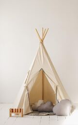Namiot tipi dla dzieci "Szare pompony"