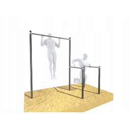 Drążek ogrodowy do podciągania poręcze Ocynk Underfit